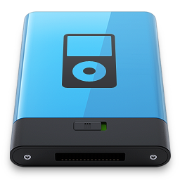 Blue iPod B Icon 256x256 png